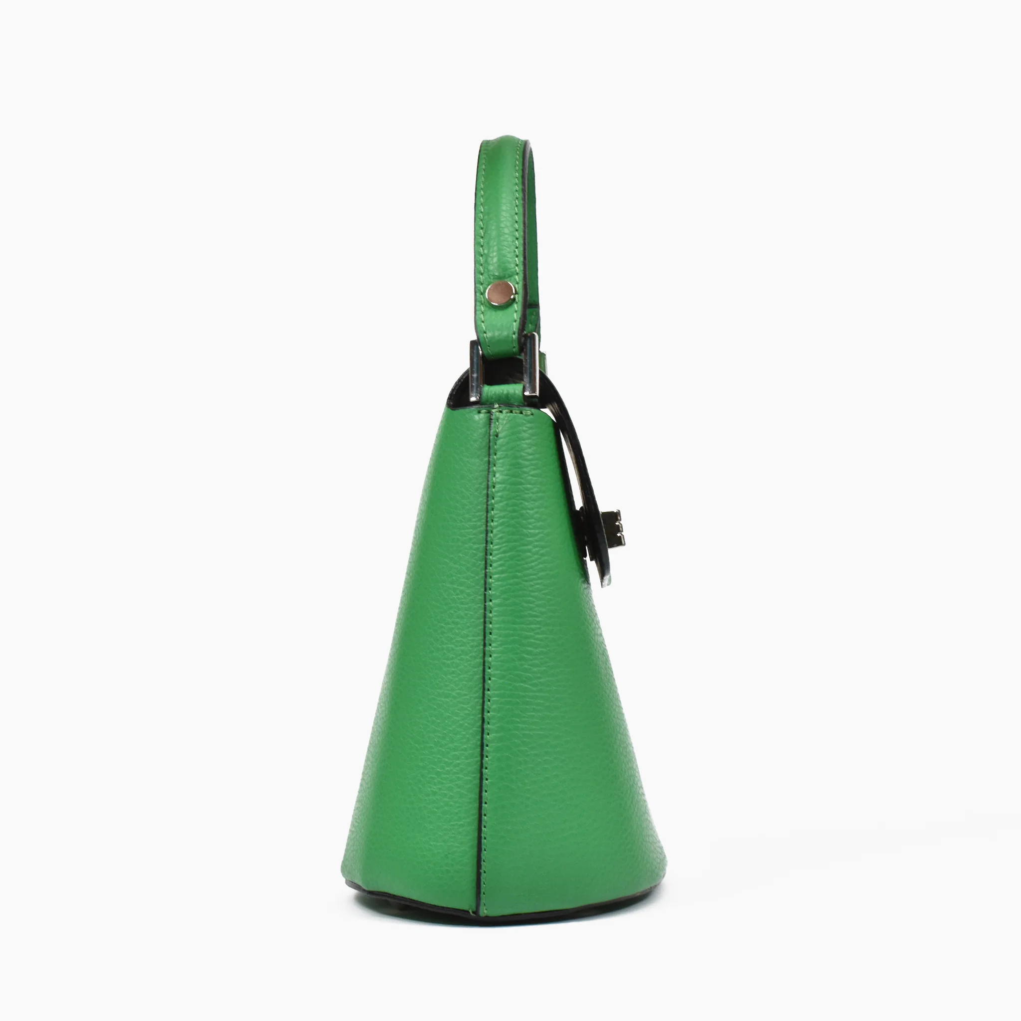 Borsa annalisa in pelle - verde - Image 3