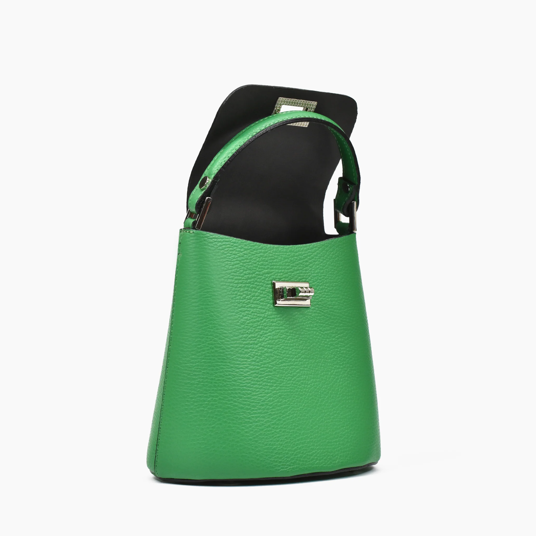 Borsa annalisa in pelle - verde - Image 6