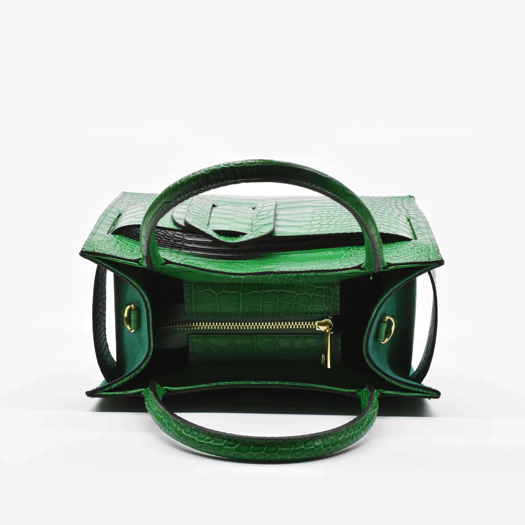 Borsa belt in pelle - verde - Image 6