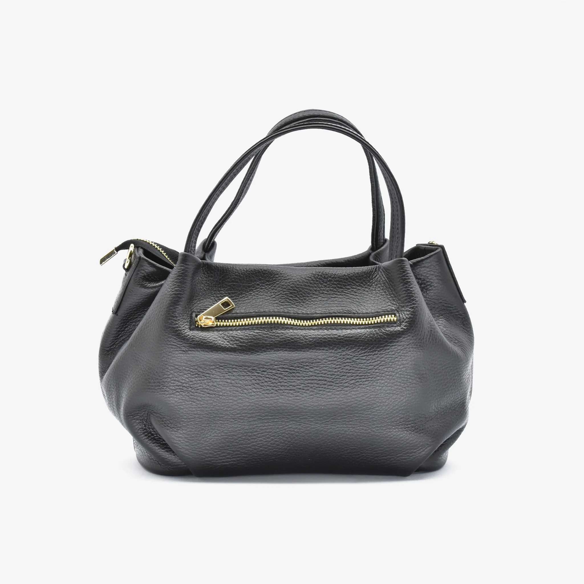 Borsa classic in pelle - nero - Image 4