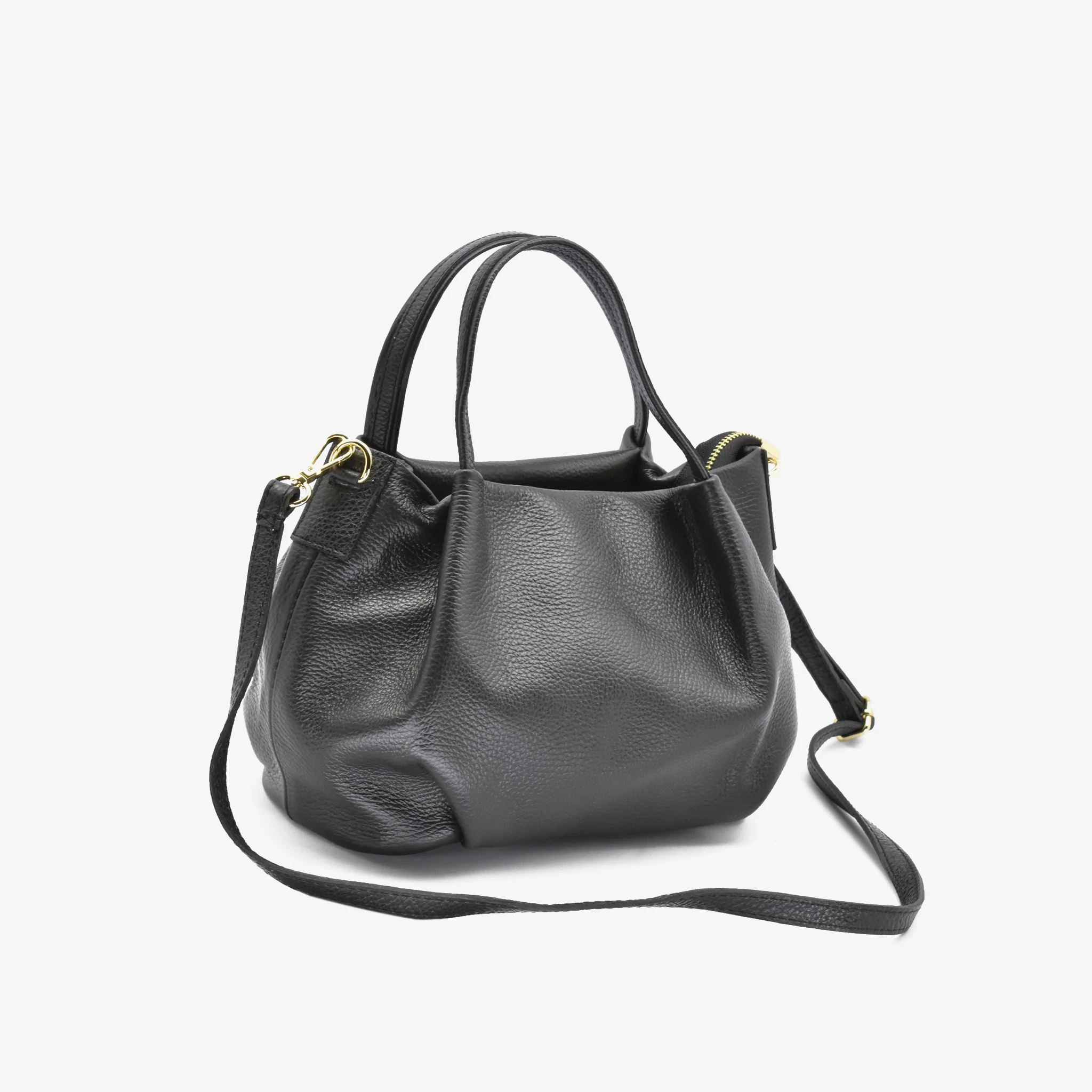 Borsa classic in pelle - nero - Image 6