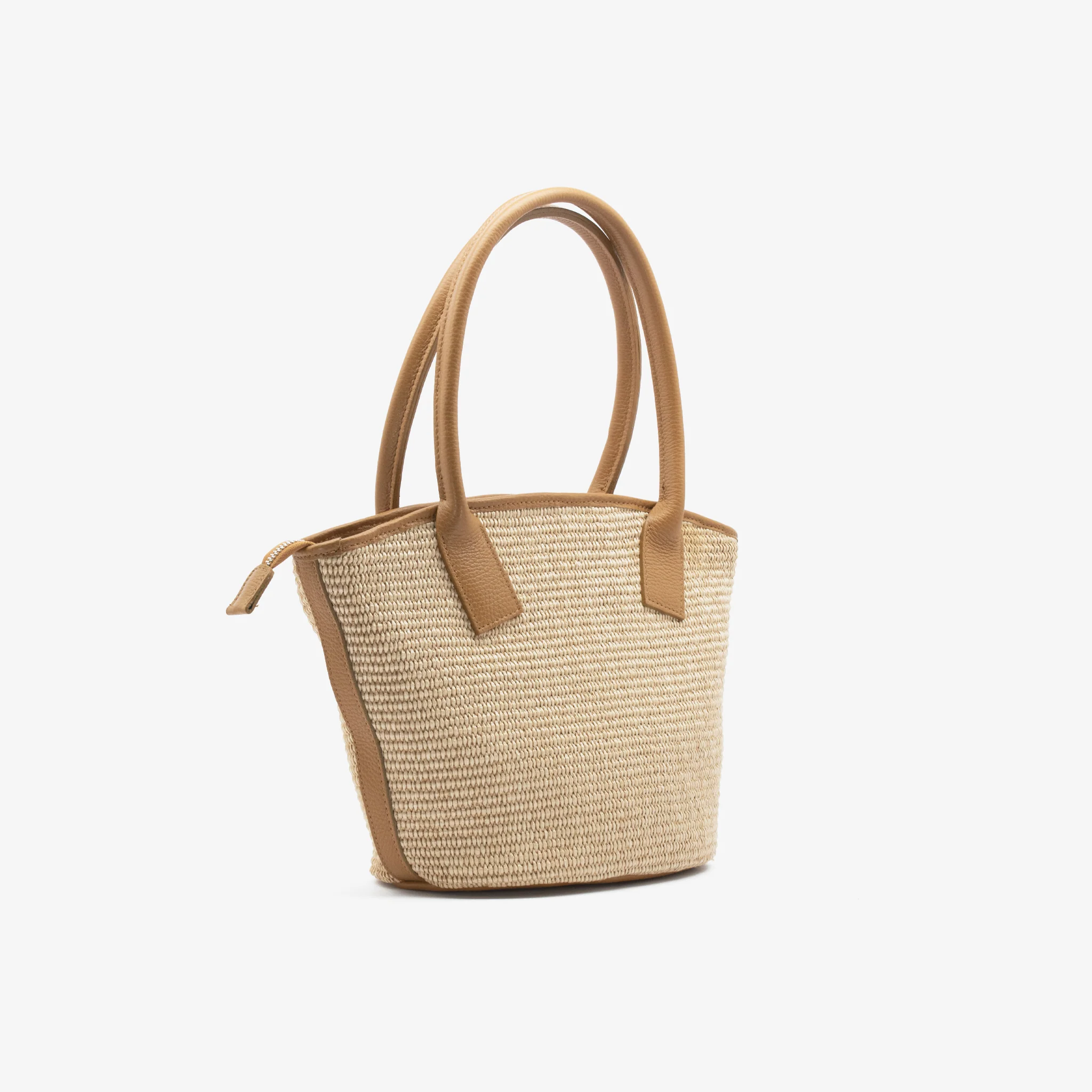 Borsa classic pape in paglia rafia - cammello - Image 5