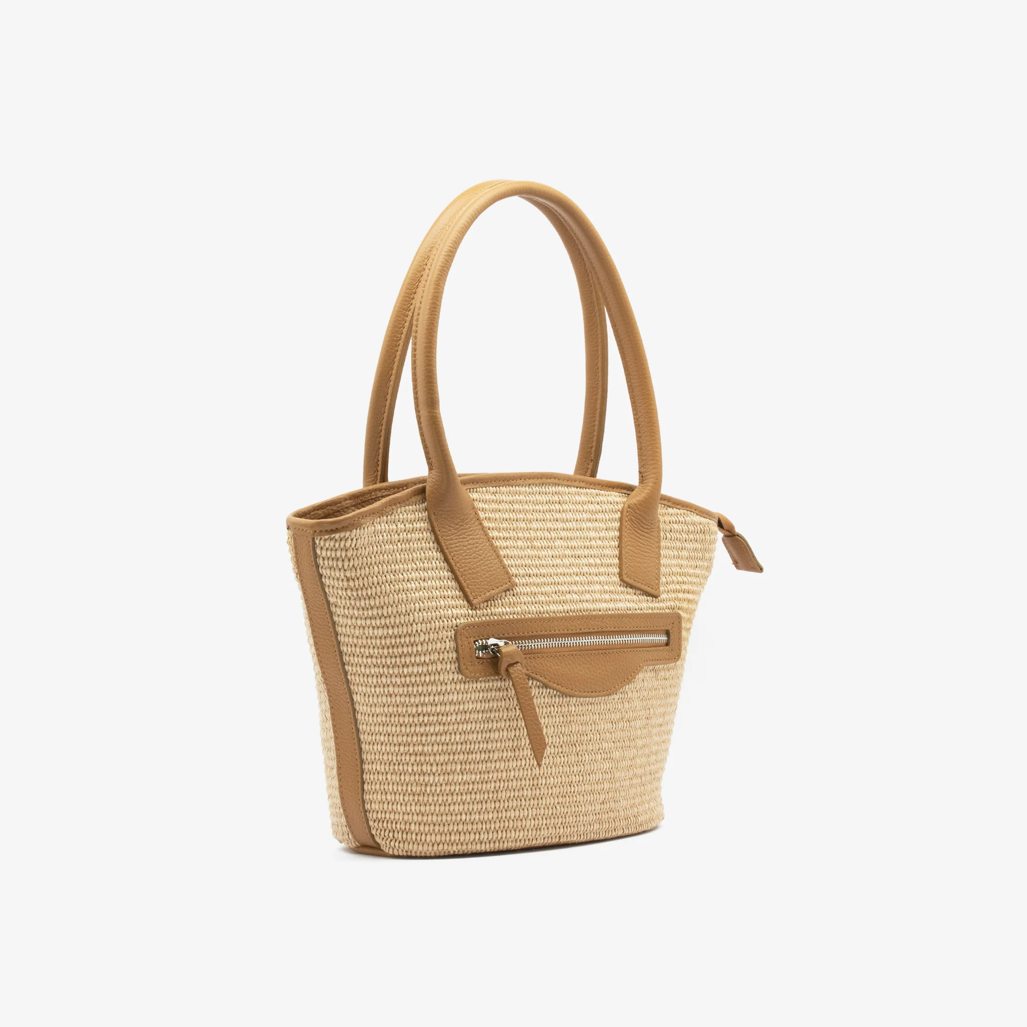 Borsa classic pape in paglia rafia - cammello - Image 6