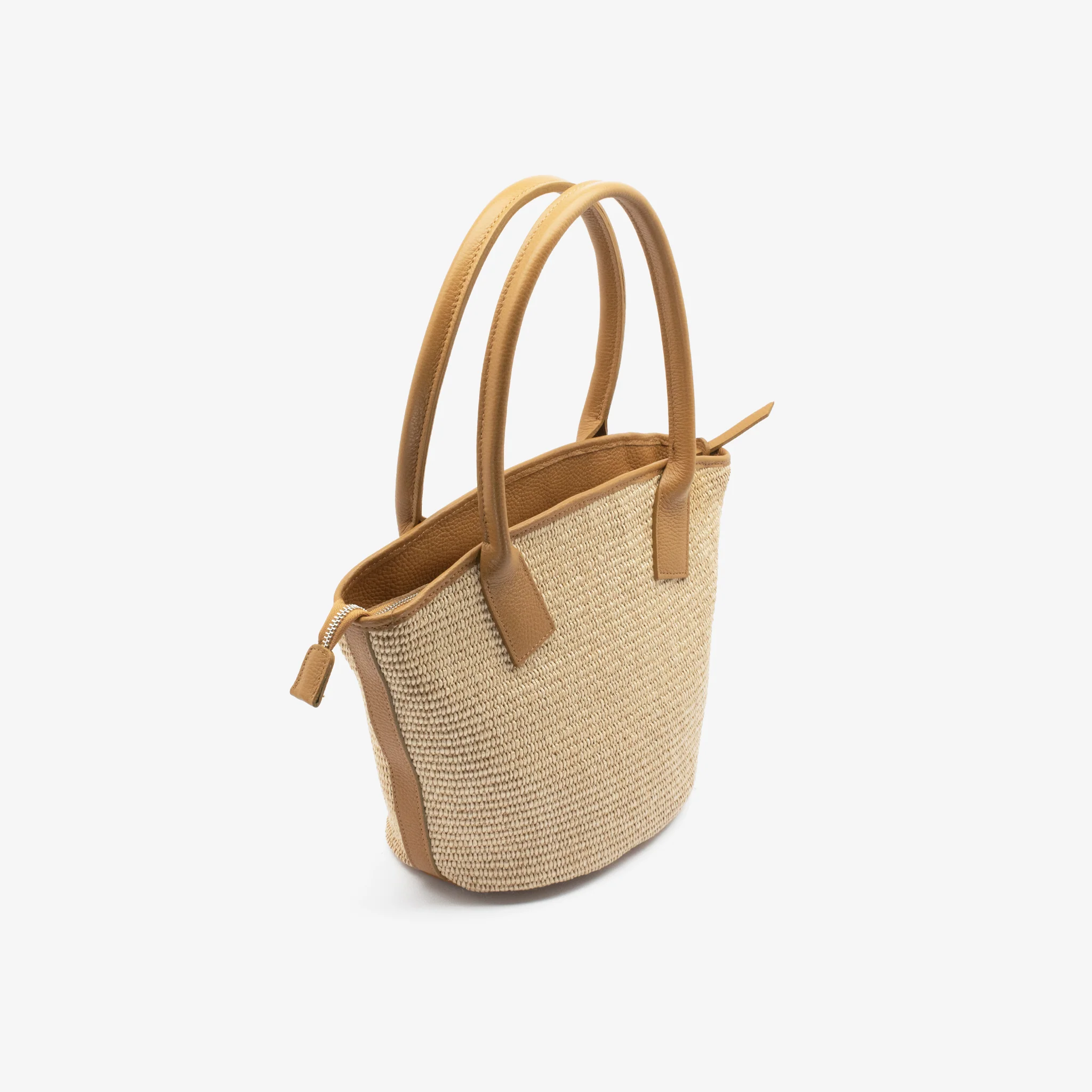 Borsa classic pape in paglia rafia - cammello - Image 7