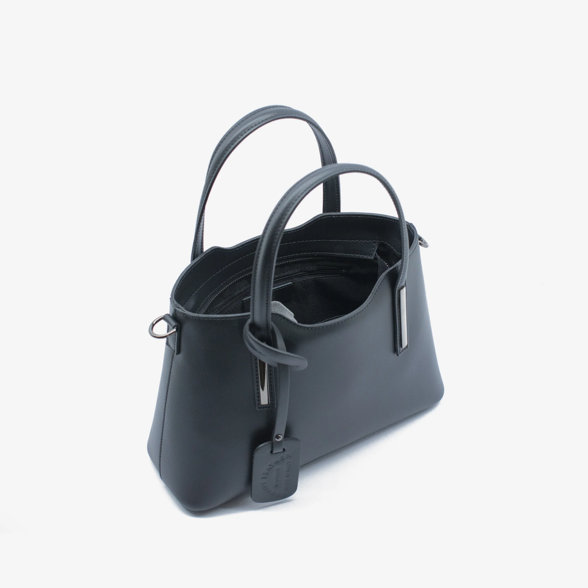 Borsa Elegant in pelle - nero - Image 5