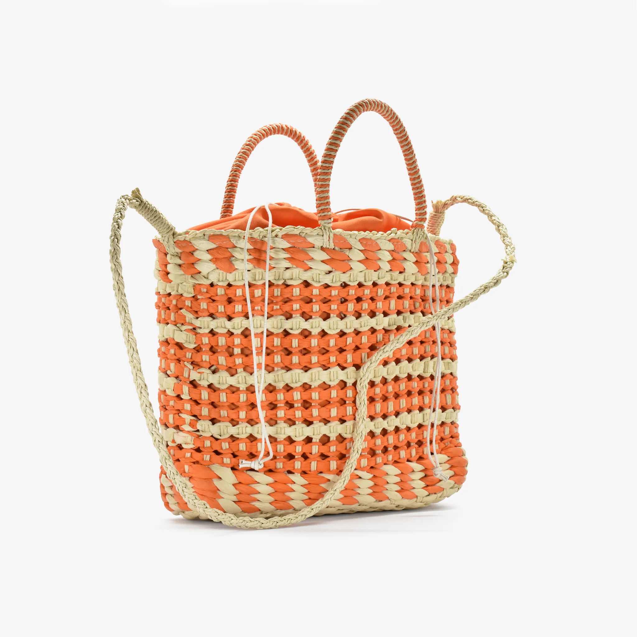 Borsa mare in carta intrecciata - Image 3
