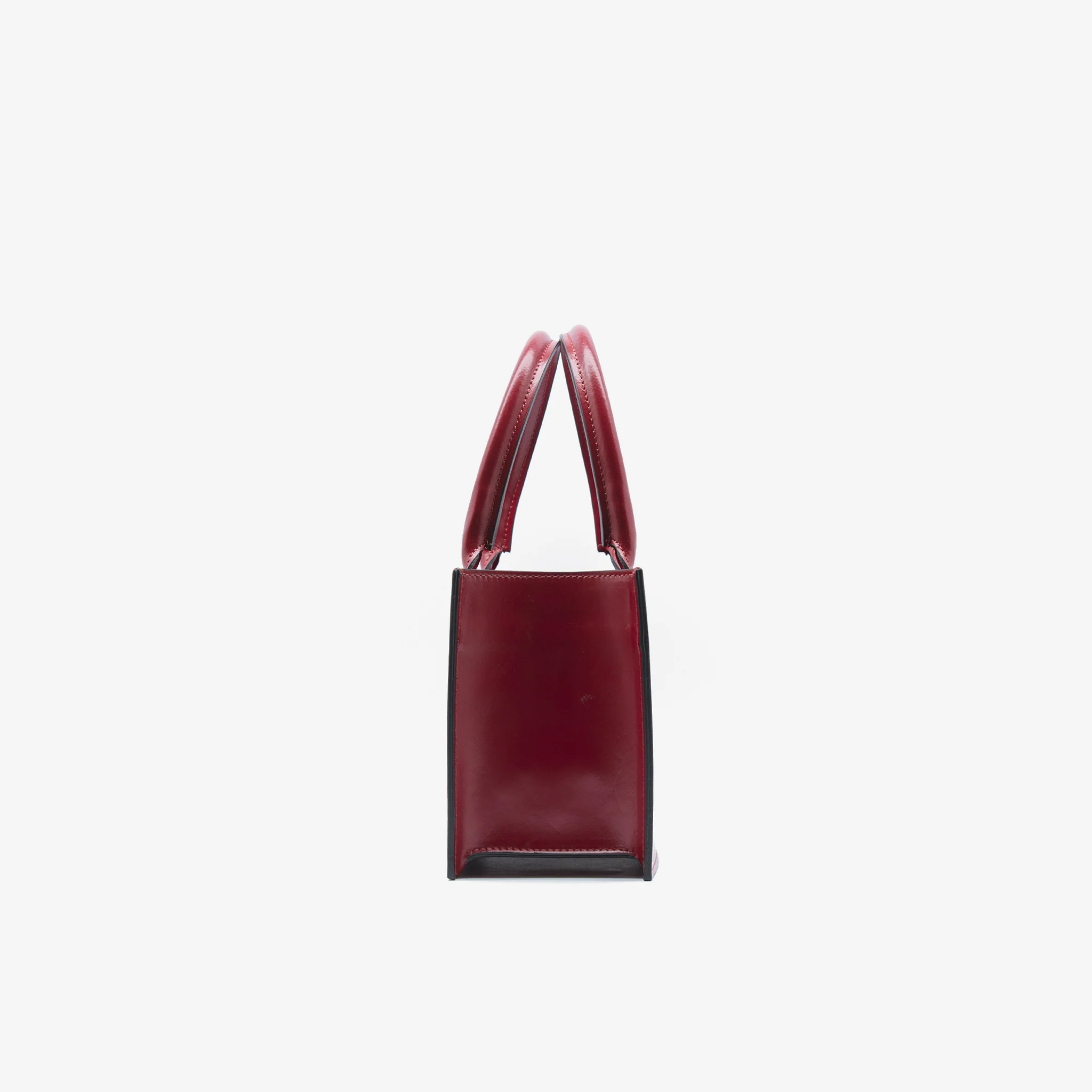 Borsa mini gala in pelle - rosso - Image 3