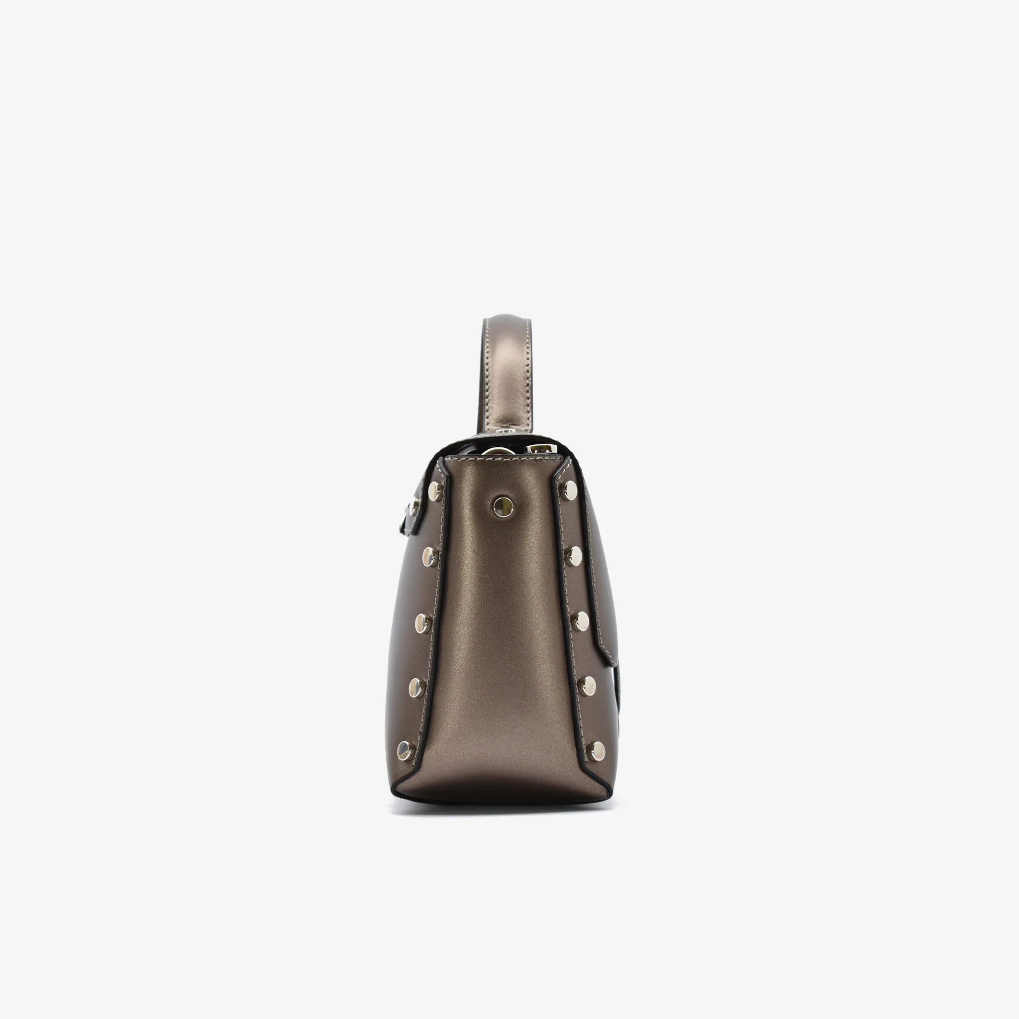 Borsa Rita in pelle - bronzo - Image 4