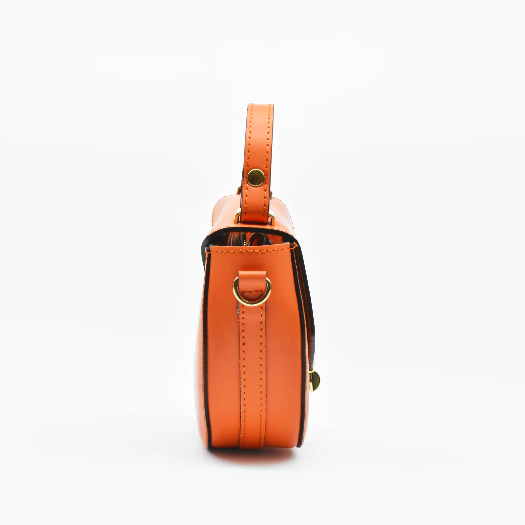 Borsa saddle in pelle - arancione - Image 4