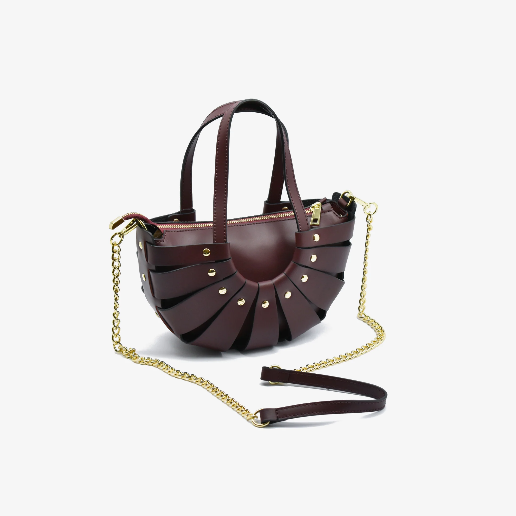 Borsa Spicchio in pelle - Image 4