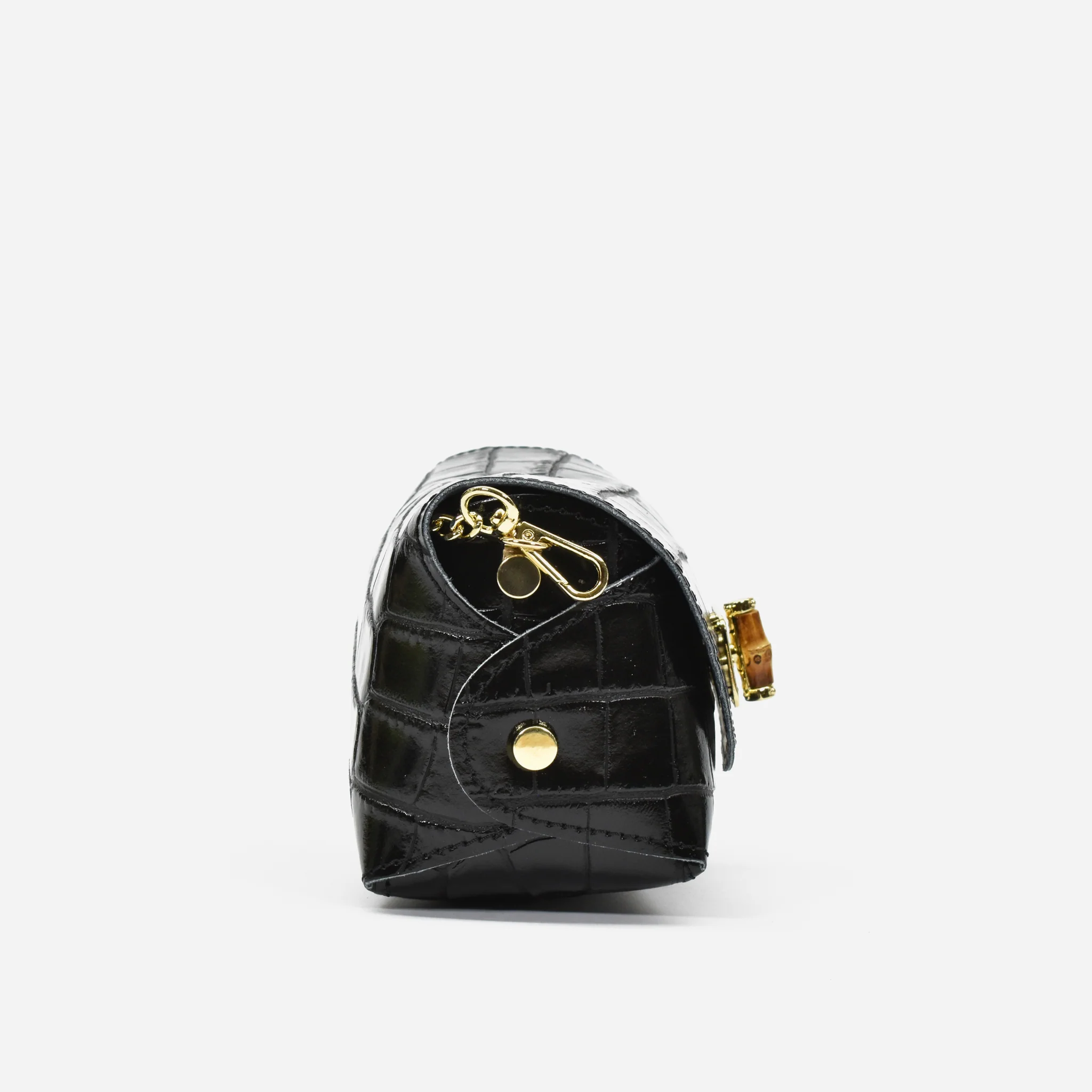 Mini bag in pelle - nero - Image 3