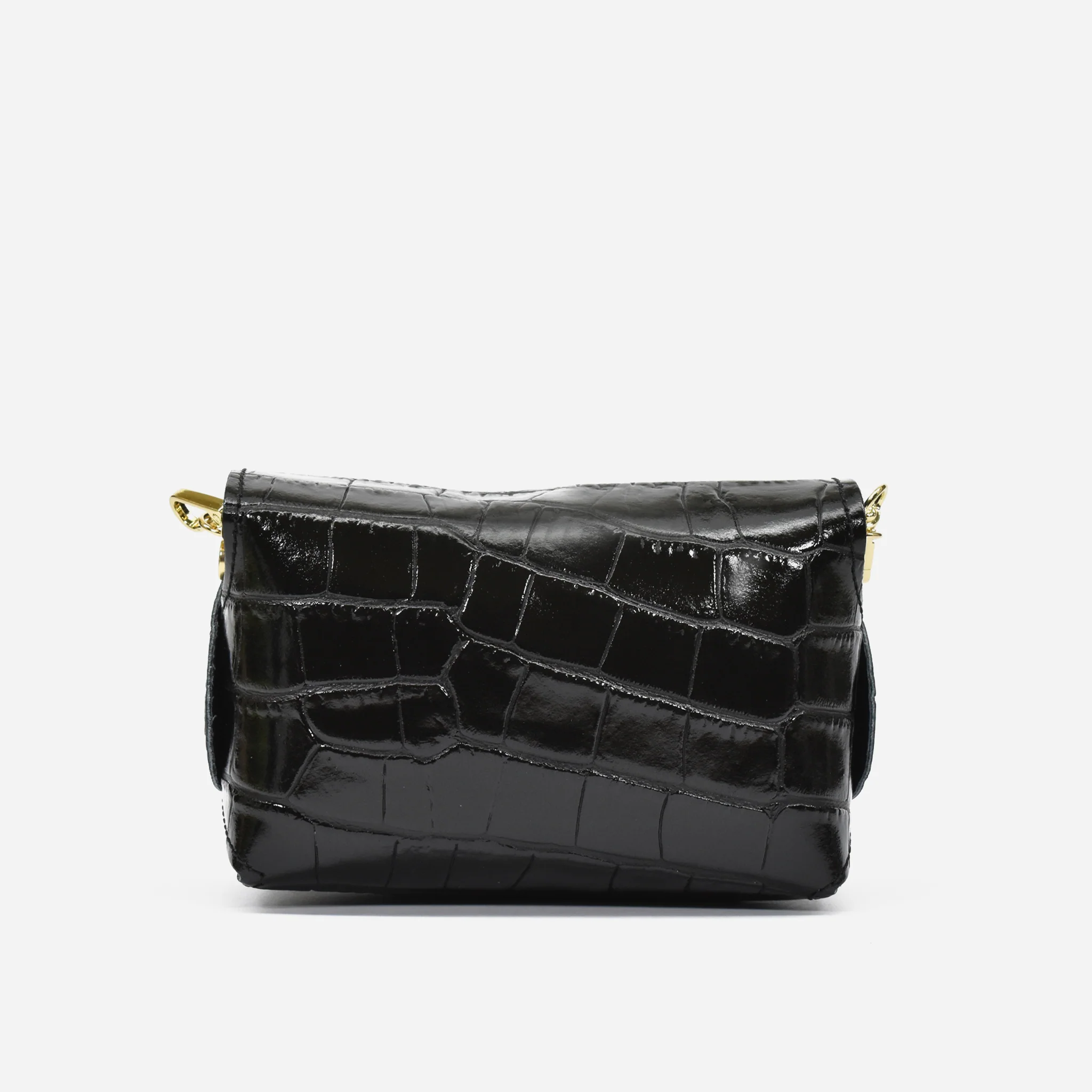 Mini bag in pelle - nero - Image 4
