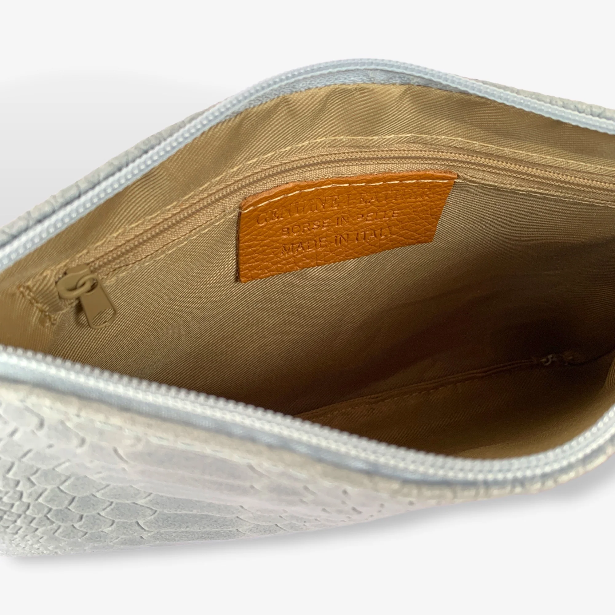 Pochette python in pelle - Image 4