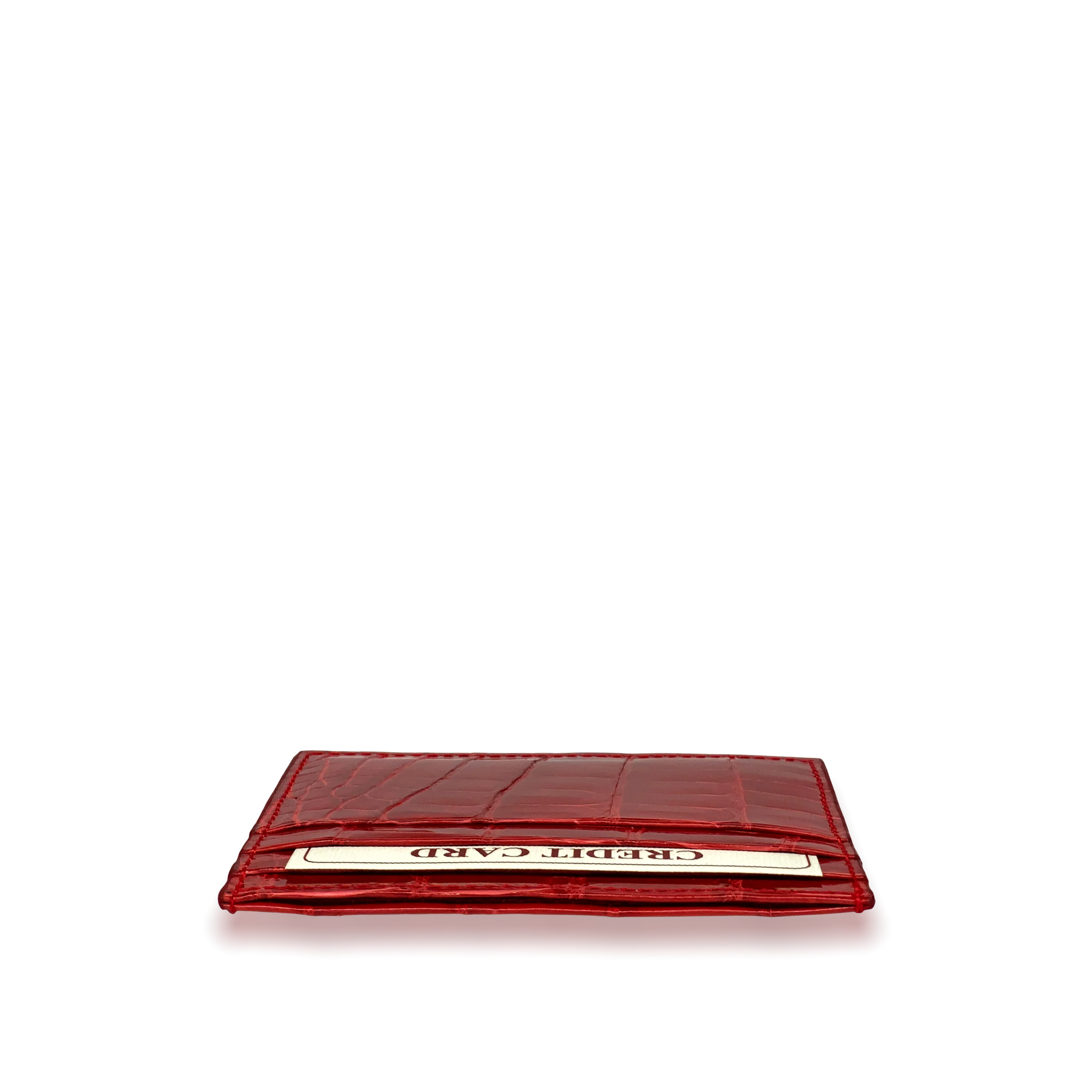 Portacarte Red in coccodrillo - Image 3
