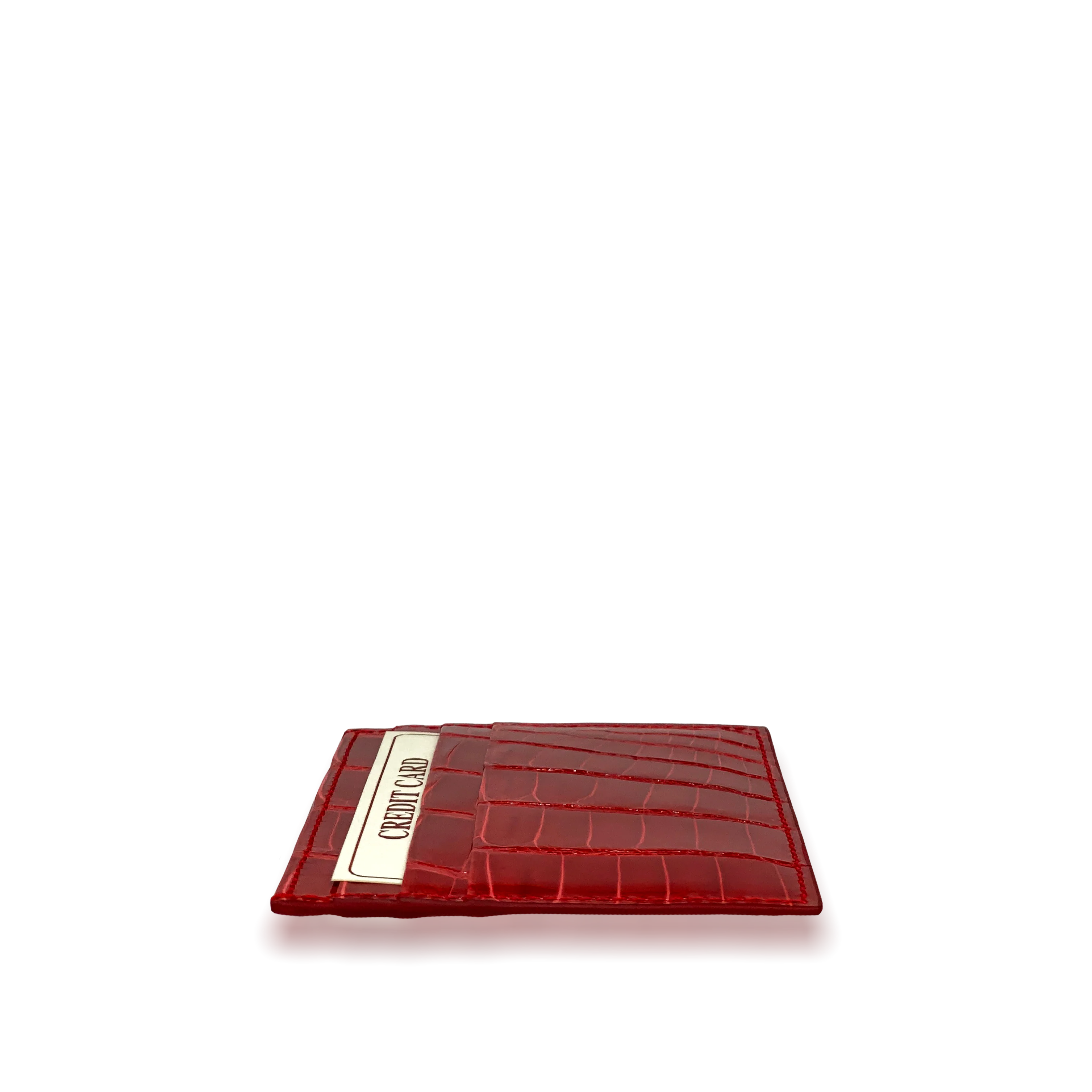 Portacarte Red in coccodrillo - Image 4