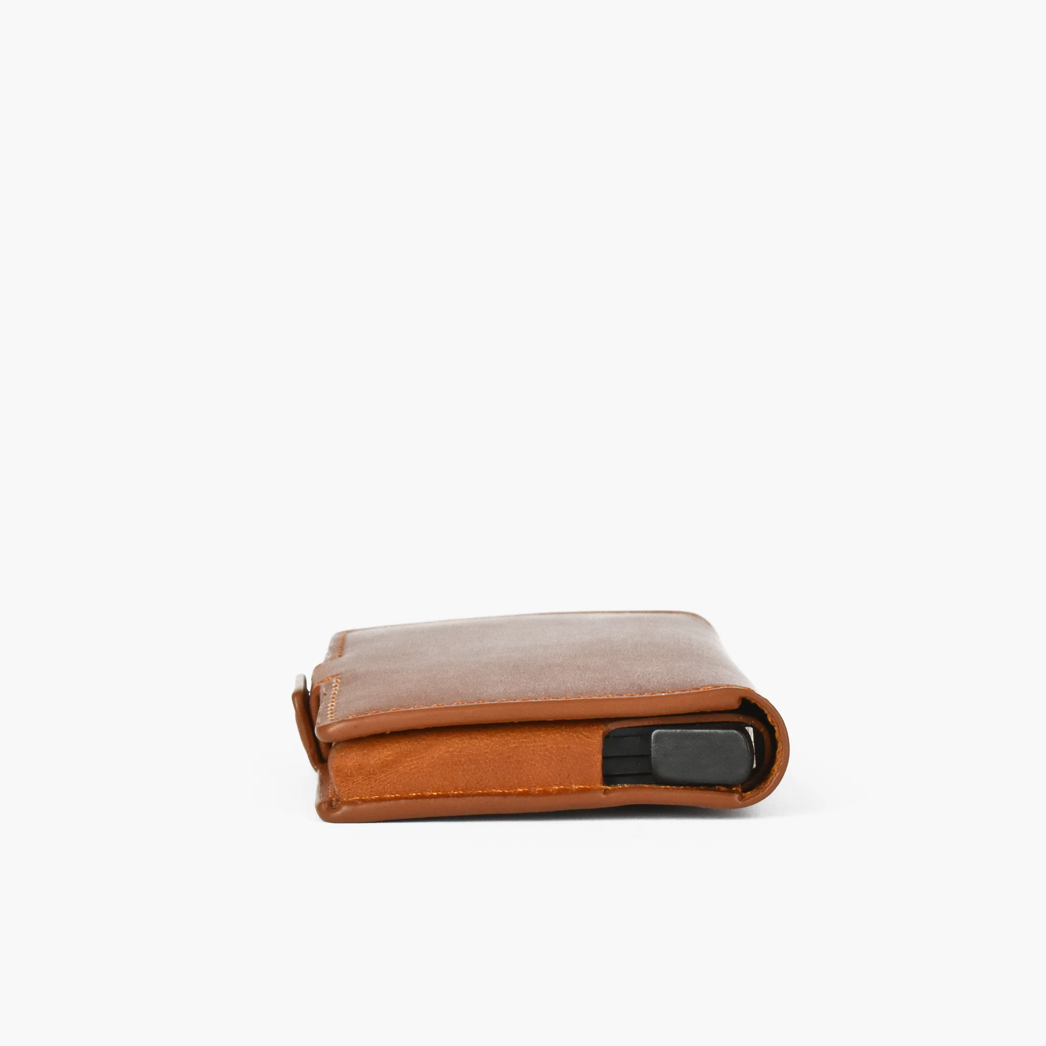 Portacarte mini wallet in pelle - cuoio - Image 5