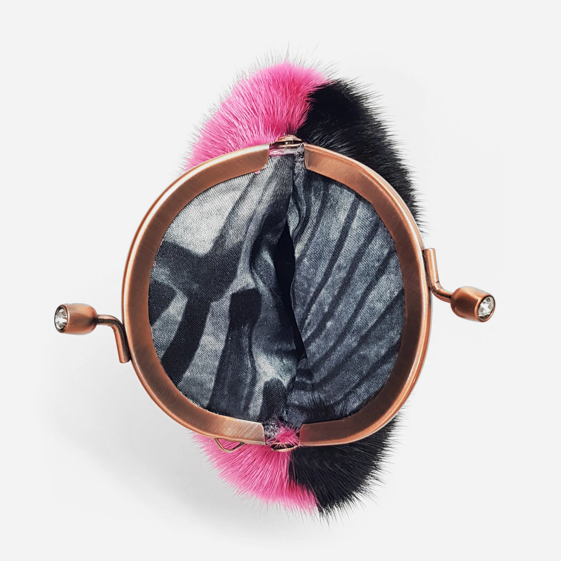 Portamonete Circle - fucsia nero - Image 3
